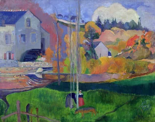 Landschaft in der Bretagne: die David-Mühle, 1894